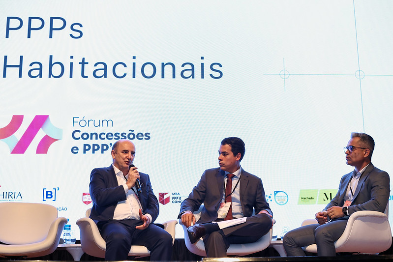 Divulgação: CDHU -  Presidente da CDHU, Reinaldo Iapequino, durante a 9ª edição do Fórum Concessões e PPPs 2023